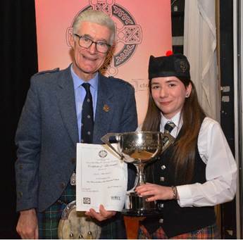 Senior Drumming - Winner
Caelyn Mathieson, Lochgelly High School