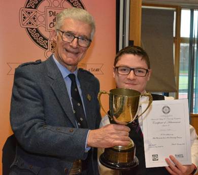 Junior Drumming - Winner
Gregor Morrow, Renfrewshire Schools